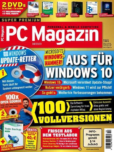 PC Magazin August 31st, 2023 Digital Back Issue Cover