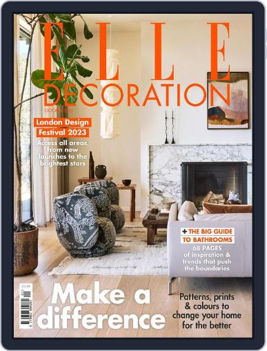 Elle Decoration UK October 1st, 2023 Digital Back Issue Cover