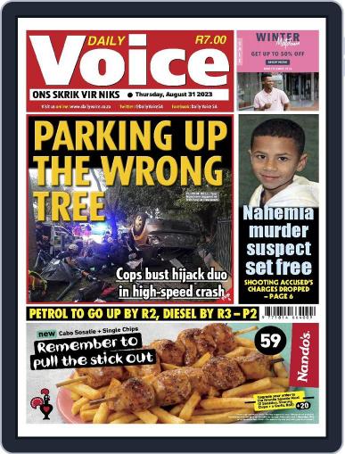 Daily Voice August 31st, 2023 Digital Back Issue Cover