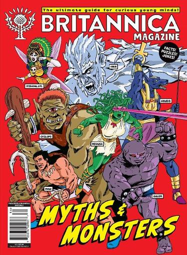 Britannica Magazine - Myths & Monsters August 30th, 2023 Digital Back Issue Cover