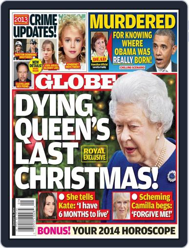 Globe December 27th, 2013 Digital Back Issue Cover