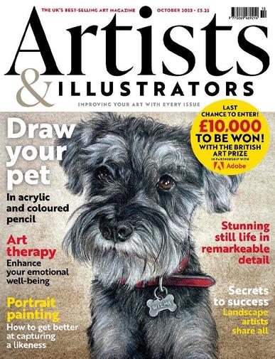 Artists & Illustrators October 1st, 2023 Digital Back Issue Cover