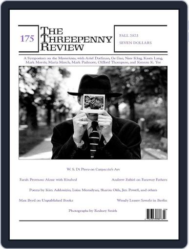 The Threepenny Review August 25th, 2023 Digital Back Issue Cover