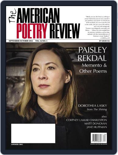 The American Poetry Review September 1st, 2023 Digital Back Issue Cover