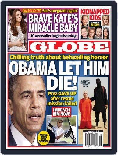 Globe August 29th, 2014 Digital Back Issue Cover