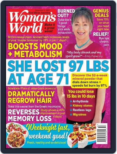 Woman's World September 11th, 2023 Digital Back Issue Cover