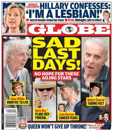 Globe October 5th, 2015 Digital Back Issue Cover