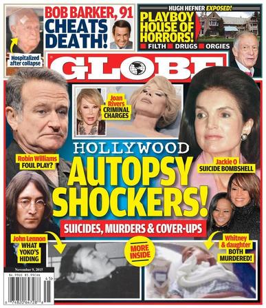 Globe November 9th, 2015 Digital Back Issue Cover