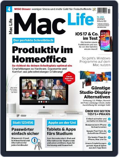 MacLife Germany October 1st, 2023 Digital Back Issue Cover