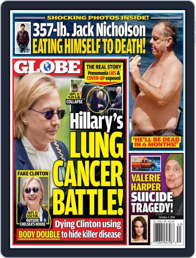 Globe October 3rd, 2016 Digital Back Issue Cover