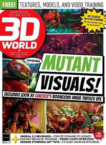 3D World November 1st, 2023 Digital Back Issue Cover