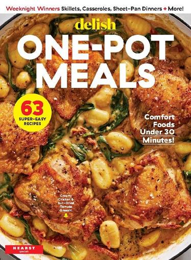 Delish One Pot Meals August 17th, 2023 Digital Back Issue Cover