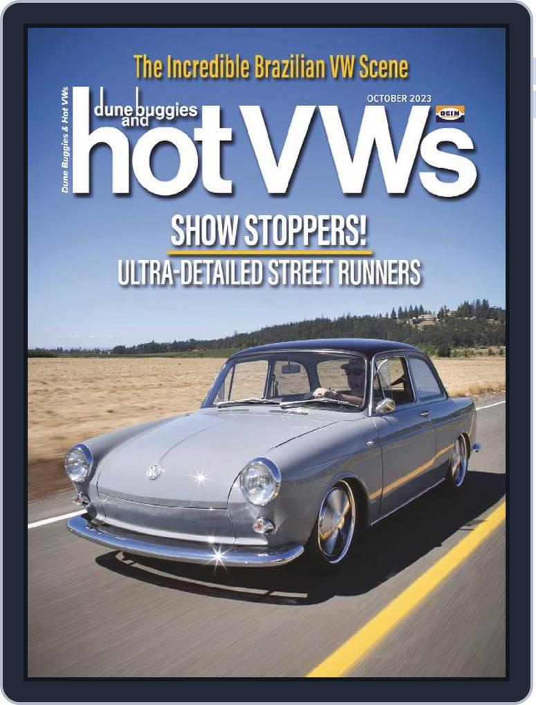 dune buggies and hotVWs October 1st, 2023 Digital Back Issue Cover