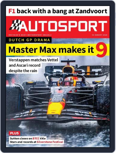 Autosport August 31st, 2023 Digital Back Issue Cover