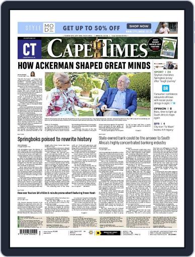Cape Times September 8th, 2023 Digital Back Issue Cover