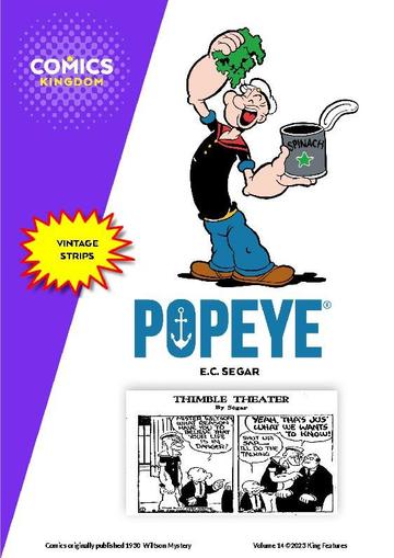 Popeye September 7th, 2023 Digital Back Issue Cover