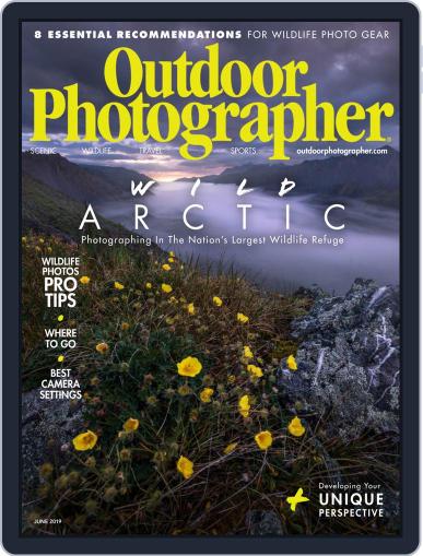Outdoor Photographer June 1st, 2019 Digital Back Issue Cover