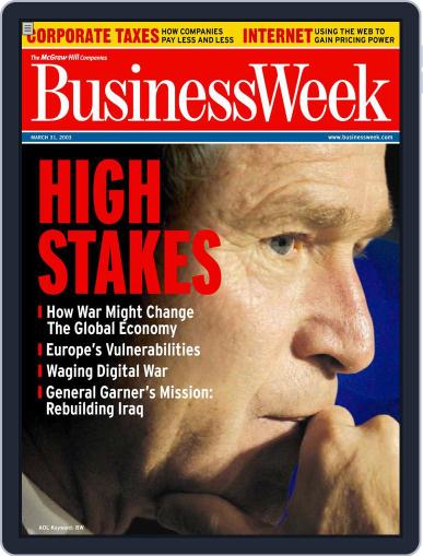 Bloomberg Businessweek March 20th, 2003 Digital Back Issue Cover