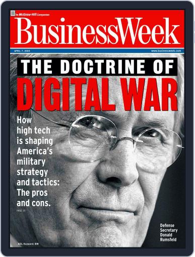 Bloomberg Businessweek March 27th, 2003 Digital Back Issue Cover