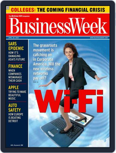 Bloomberg Businessweek April 17th, 2003 Digital Back Issue Cover