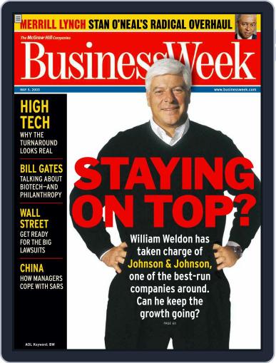 Bloomberg Businessweek April 24th, 2003 Digital Back Issue Cover