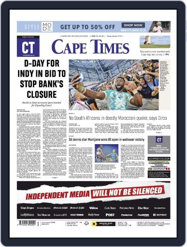 Cape Times September 11th, 2023 Digital Back Issue Cover