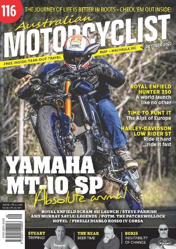 Australian Motorcyclist October 1st, 2022 Digital Back Issue Cover