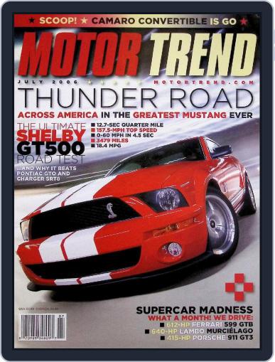 MotorTrend July 1st, 2006 Digital Back Issue Cover