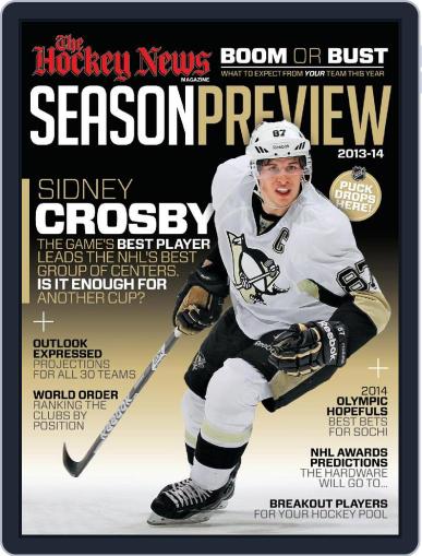 The Hockey News September 30th, 2013 Digital Back Issue Cover
