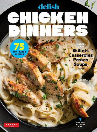 Delish Chicken Dinners September 7th, 2023 Digital Back Issue Cover