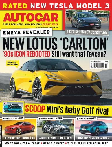 Autocar September 13th, 2023 Digital Back Issue Cover