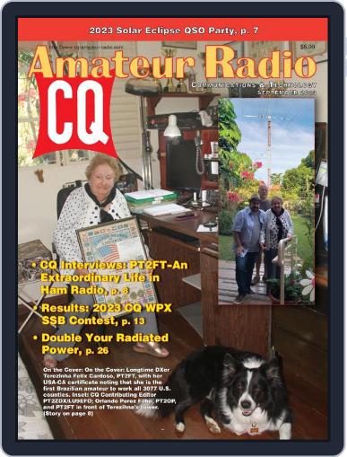 CQ Amateur Radio September 1st, 2023 Digital Back Issue Cover