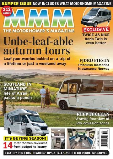 MMM - The Motorhomers' October 1st, 2023 Digital Back Issue Cover