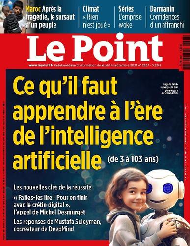 Le Point September 14th, 2023 Digital Back Issue Cover