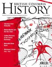 British Columbia History (Digital) Subscription                    September 8th, 2023 Issue
