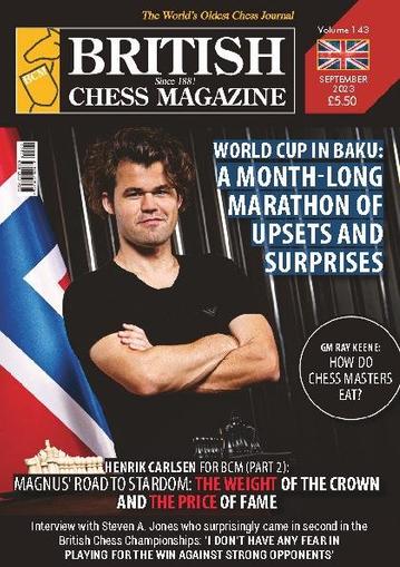 British Chess September 1st, 2023 Digital Back Issue Cover