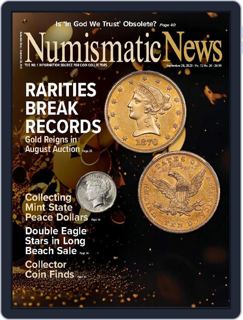 Numismatic News (Digital) Subscription                    September 26th, 2023 Issue