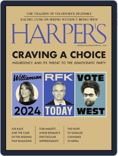 Harper's October 1st, 2023 Digital Back Issue Cover