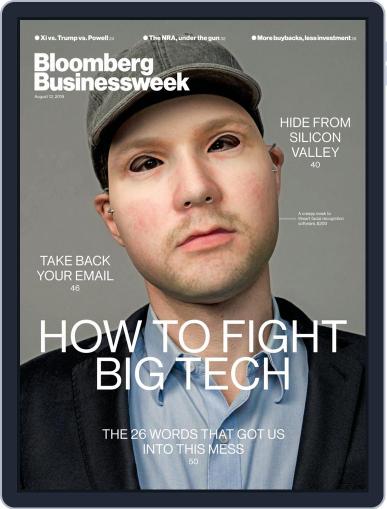 Bloomberg Businessweek August 12th, 2019 Digital Back Issue Cover