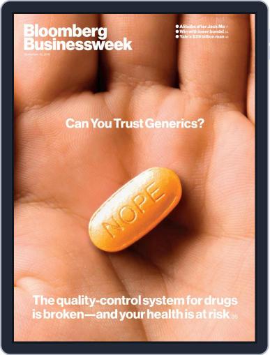 Bloomberg Businessweek September 16th, 2019 Digital Back Issue Cover