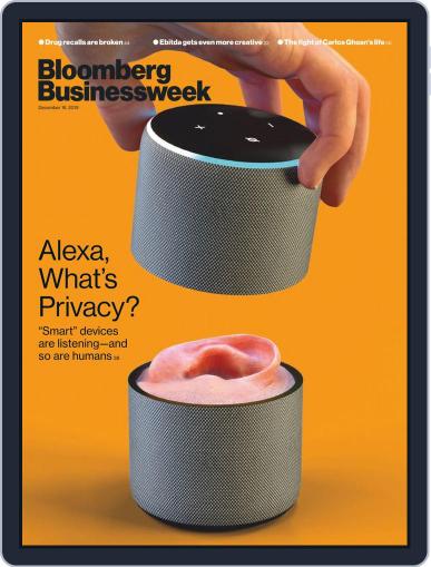 Bloomberg Businessweek December 16th, 2019 Digital Back Issue Cover