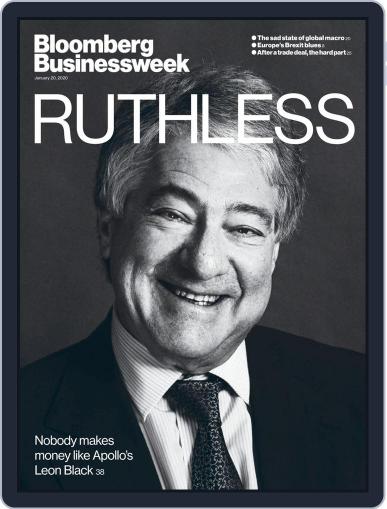 Bloomberg Businessweek January 20th, 2020 Digital Back Issue Cover