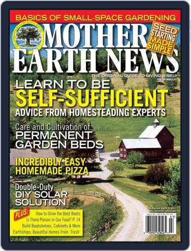MOTHER EARTH NEWS January 20th, 2012 Digital Back Issue Cover