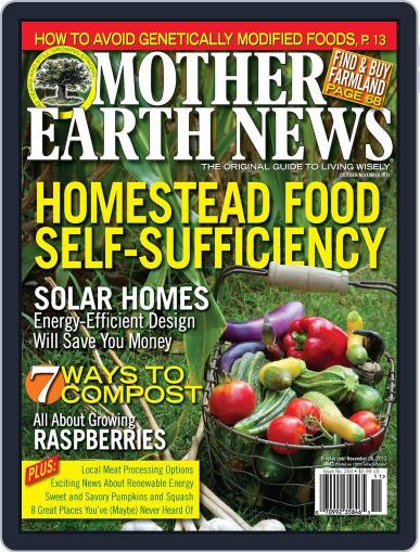 MOTHER EARTH NEWS September 14th, 2012 Digital Back Issue Cover
