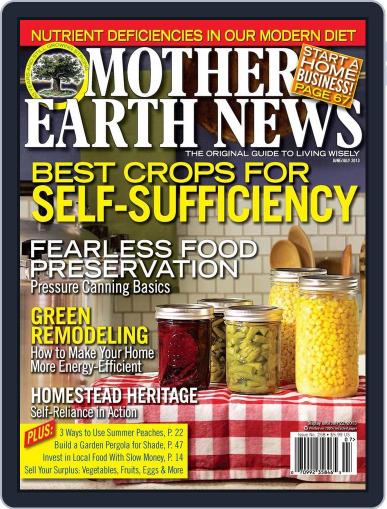 MOTHER EARTH NEWS June 1st, 2013 Digital Back Issue Cover