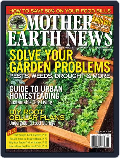 MOTHER EARTH NEWS April 1st, 2014 Digital Back Issue Cover