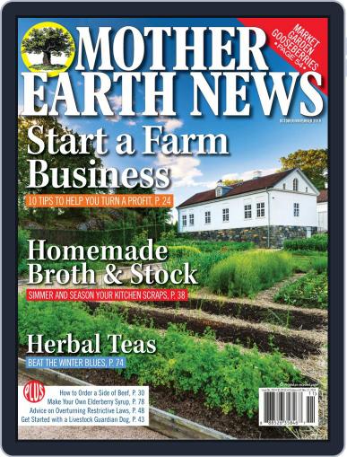 MOTHER EARTH NEWS October 1st, 2018 Digital Back Issue Cover