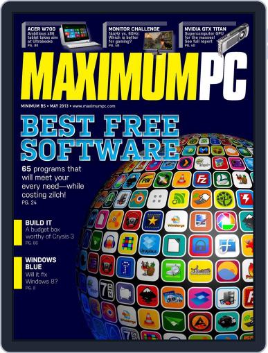 Maximum PC April 9th, 2013 Digital Back Issue Cover