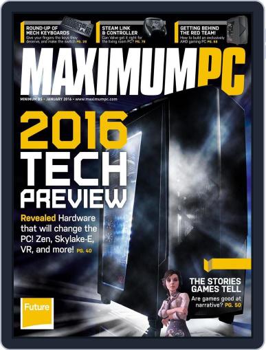 Maximum PC December 15th, 2015 Digital Back Issue Cover