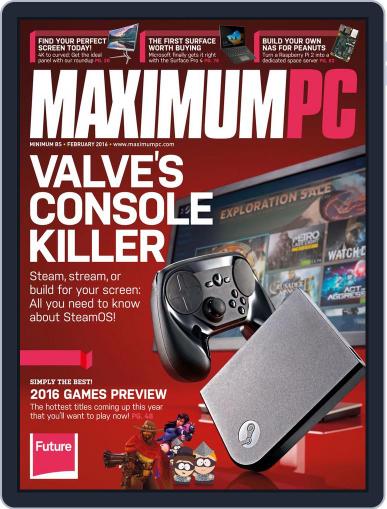 Maximum PC January 12th, 2016 Digital Back Issue Cover
